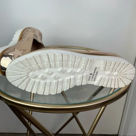 Qupid Shoes Woman Slip on 8 Size Shiny Confortable - Picture 12 of 12